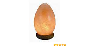 Himalayan Salt Lamp - Carved - Egg